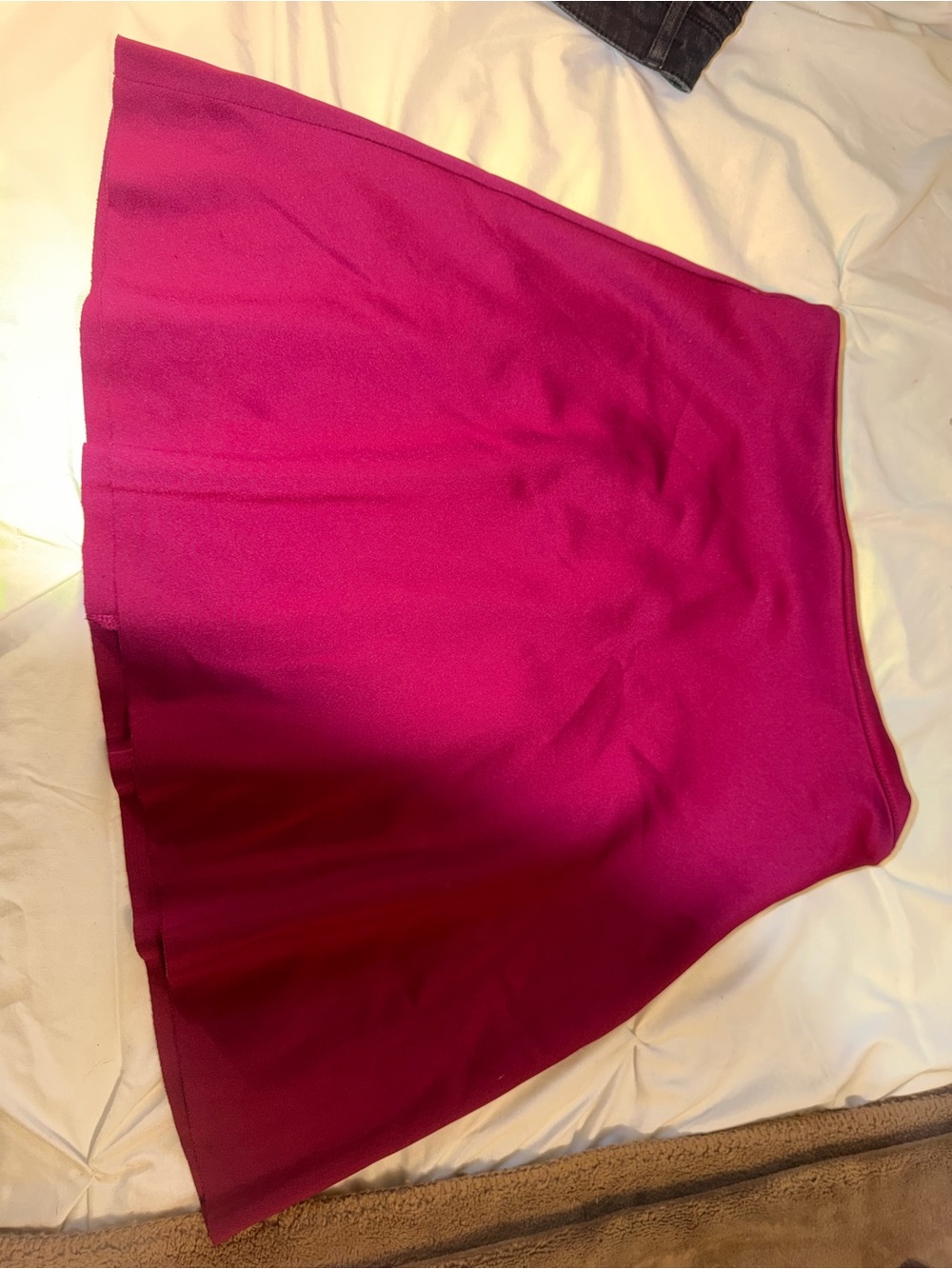 Forever 21 Magenta Circle Skater Skirt
